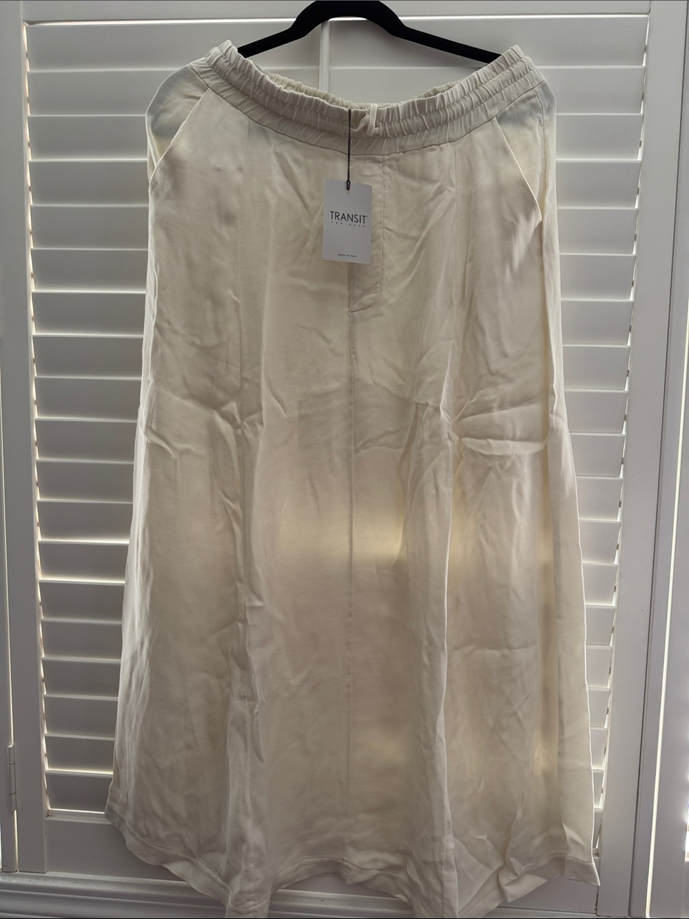 Transit Par Such Women’s Ivory Maxi Skirt Maxi